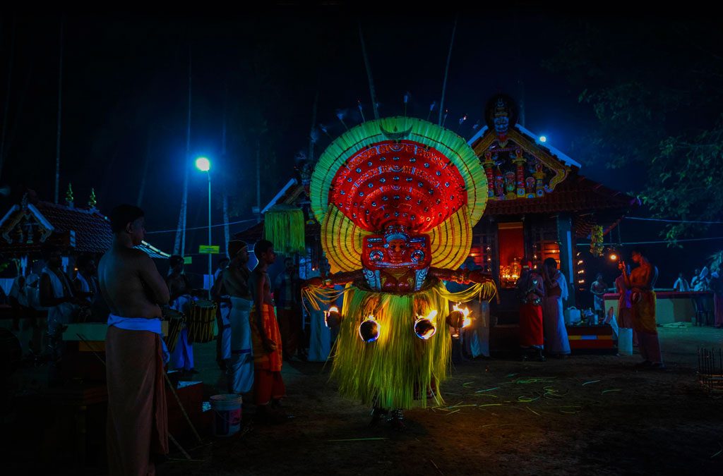 Theyyam dance in Kerala