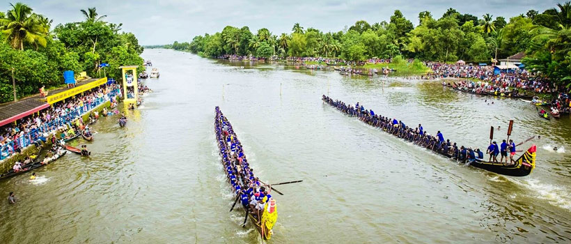 snake boat race festival in Kerala