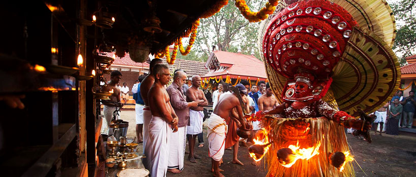 Theyyam festival in Kerala