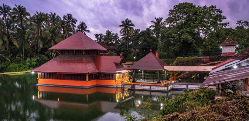 Ananthapadmanabhaswamy Temple or Ananthapura Lake Temple in Ananthapura village of Kasaragod District of Kerala, South India.