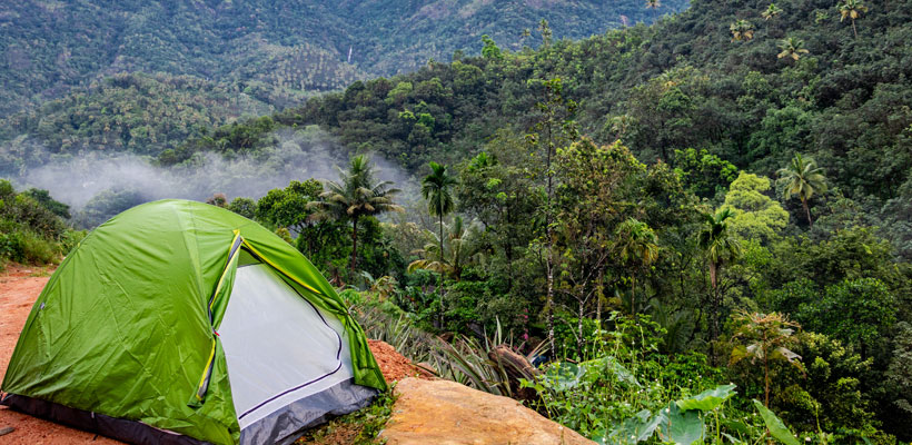 Tent camping in Vagamon