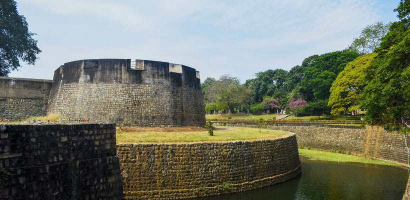A magnificent view of Tippu Sultan's Fort in Palakkad