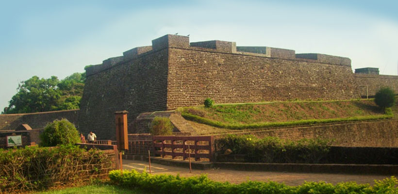 St. Angelo Fort at Kannur in the state of Kerala.