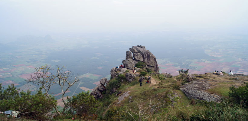 A panoramic view from Ramakalmedu view point in Idukki.