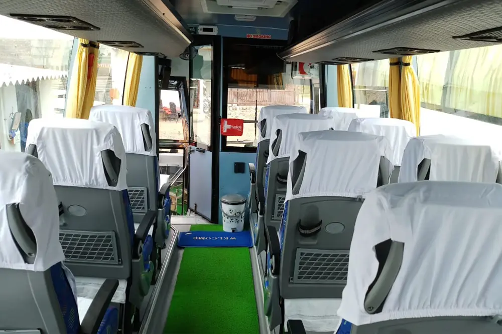 18 Seater Coach Inside