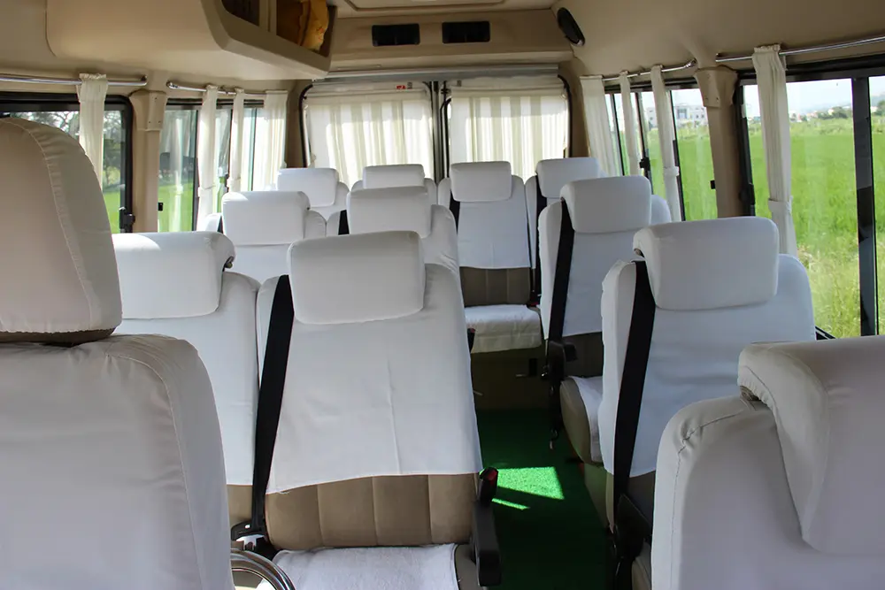 Tempo 11 Seater Inside