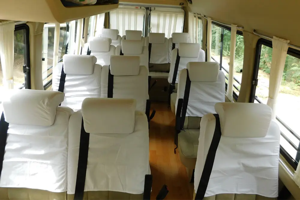 Tempo 14 Seater Inside